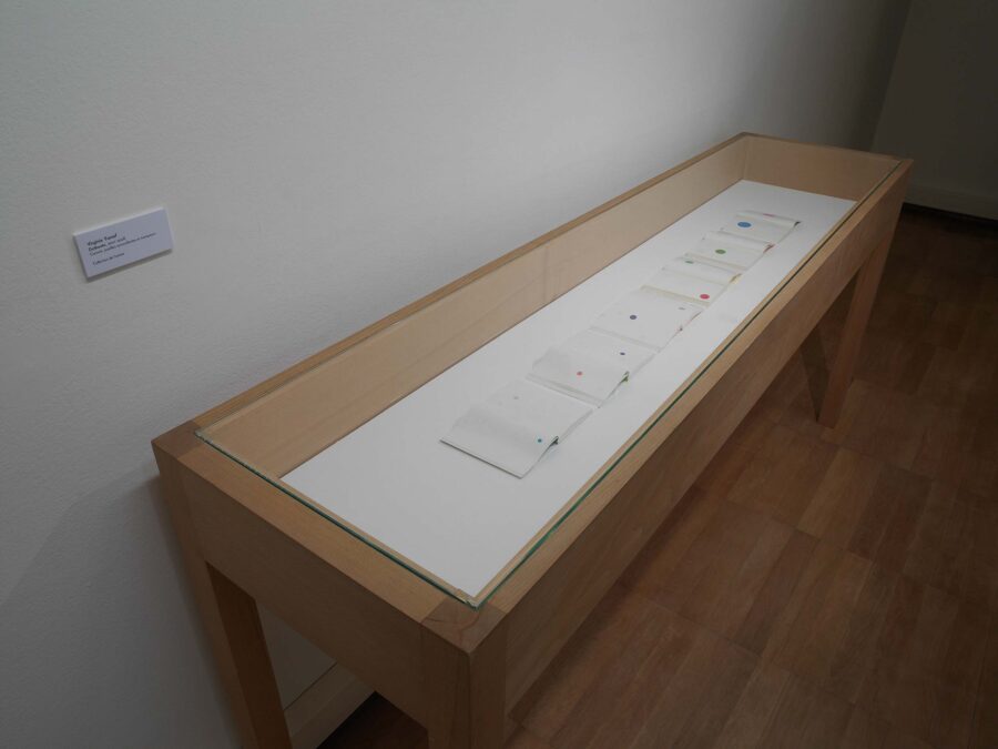 Vue de l'exposition Virginie Yassef. La seconde est partie la première