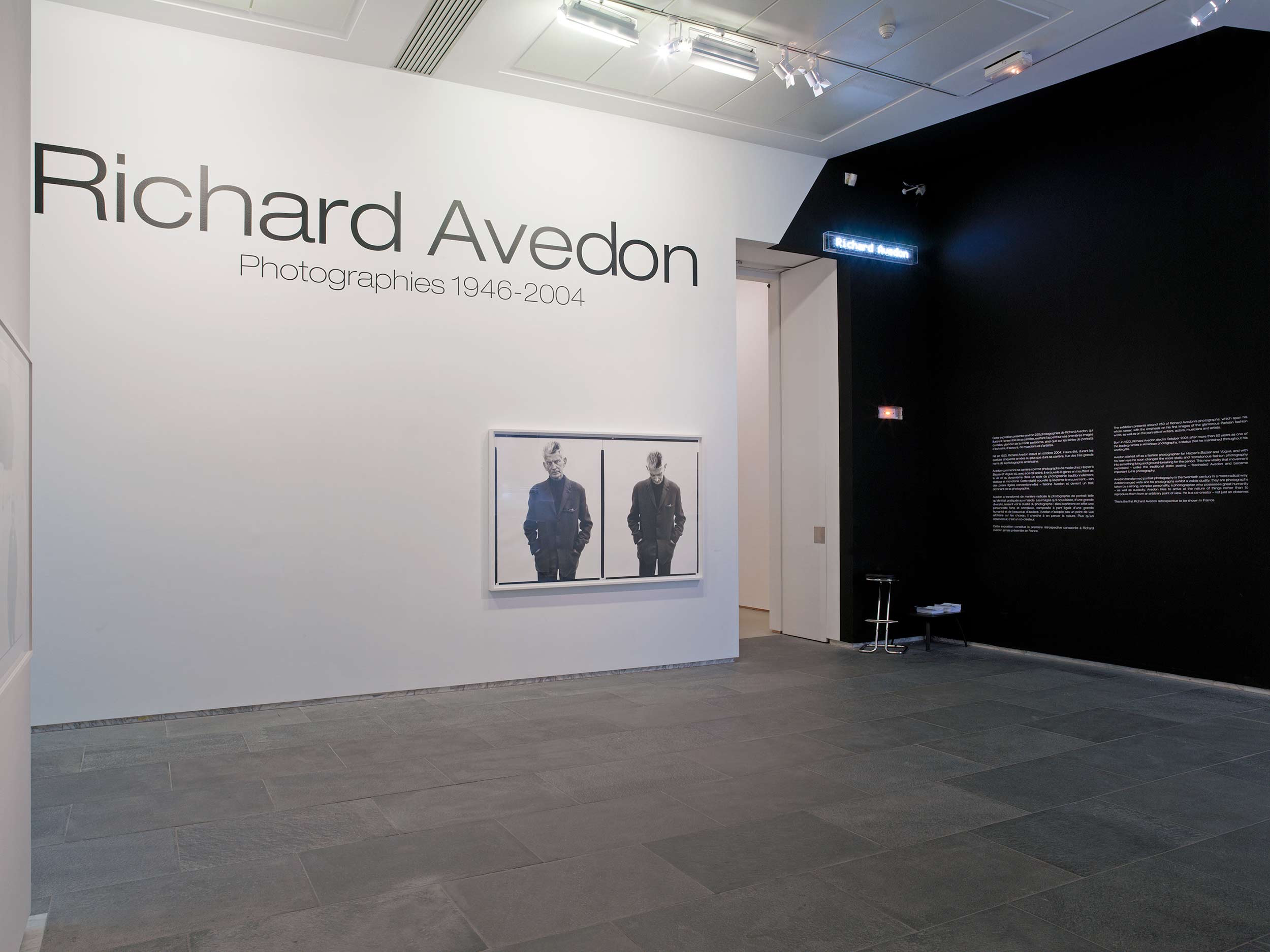 Vue de l'exposition <em>Richard Avedon. Photographies 1946-2004</em>