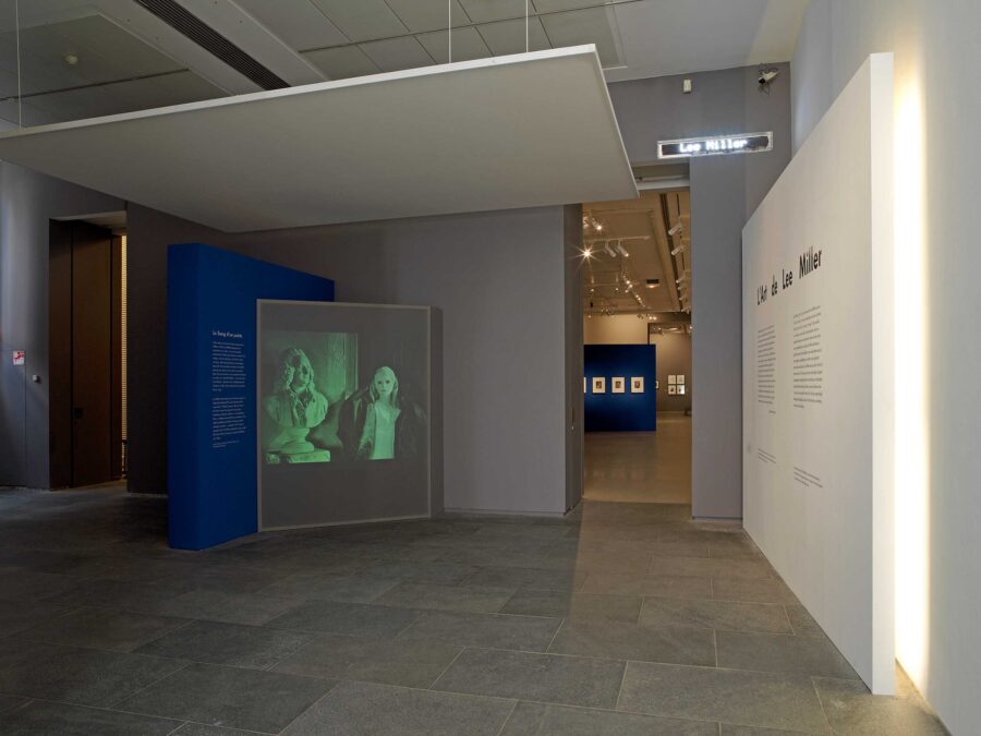 Vue de l'exposition L'Art de Lee Miller