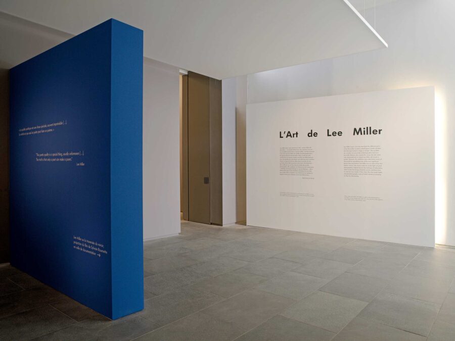 Vue de l'exposition L'Art de Lee Miller