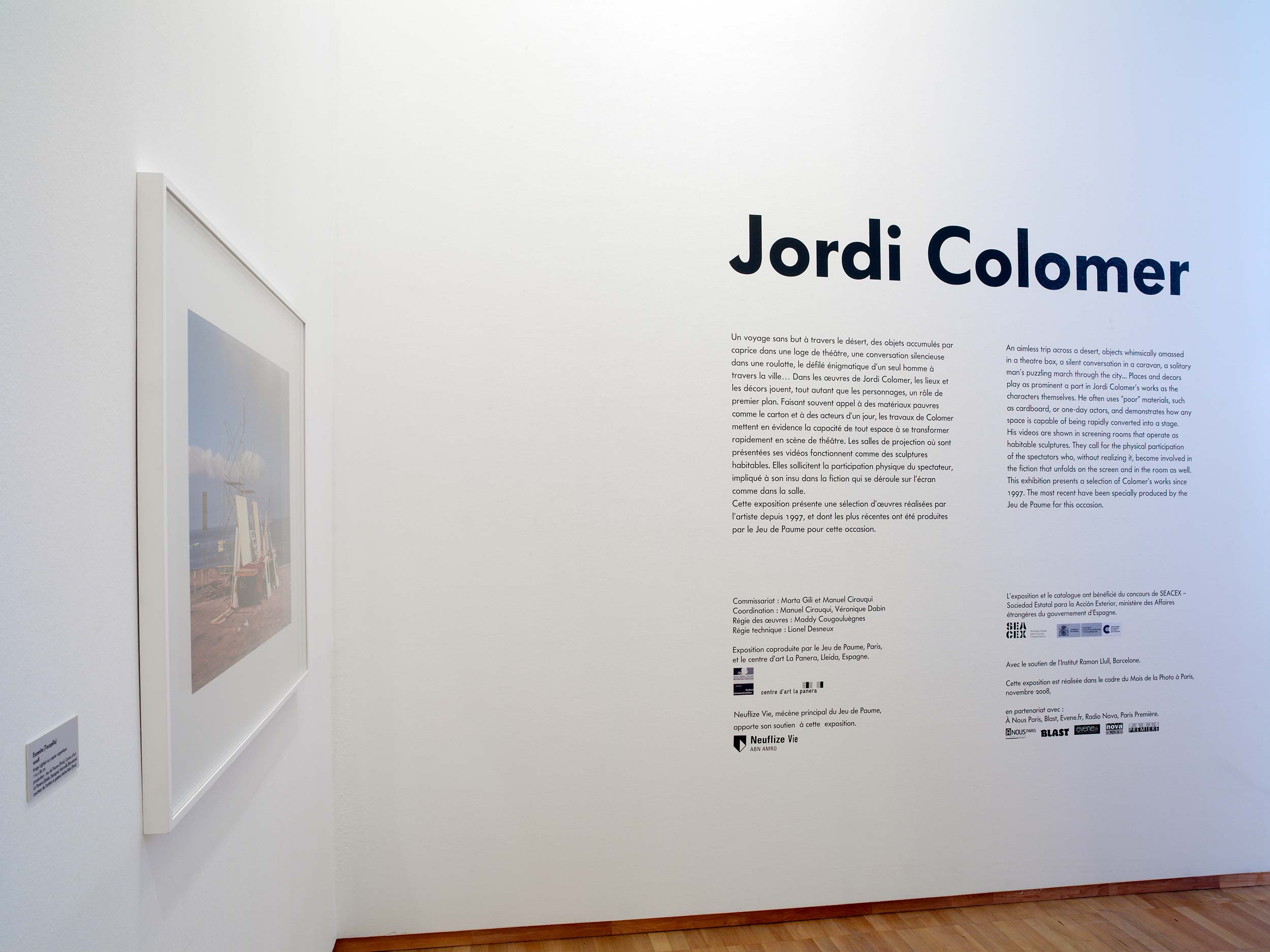 Vue de l'exposition <em>Jordi Colomer</em>