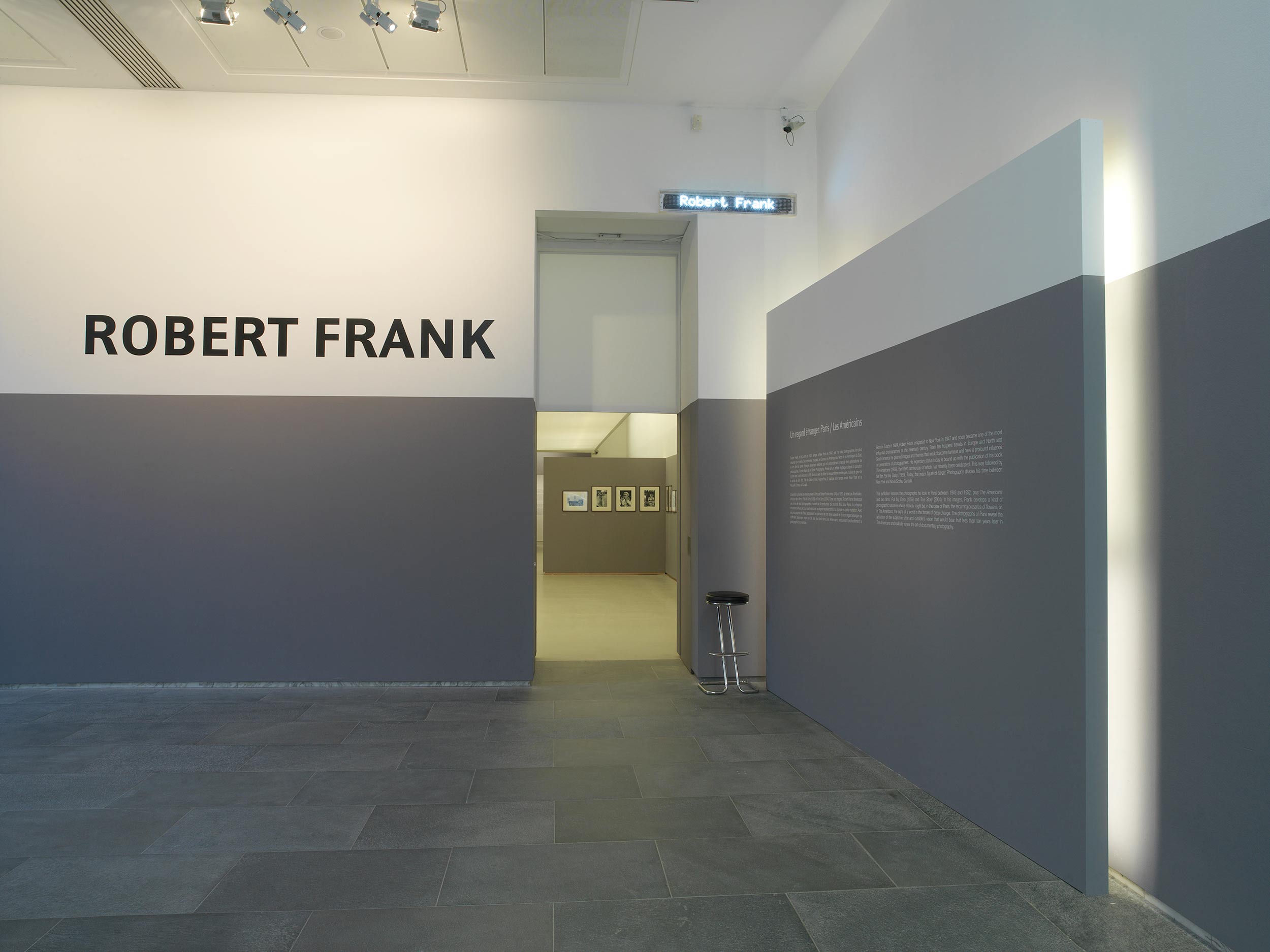 Vue de l'exposition <em>Robert Frank, un regard étrager - Paris / Les Américains</em>