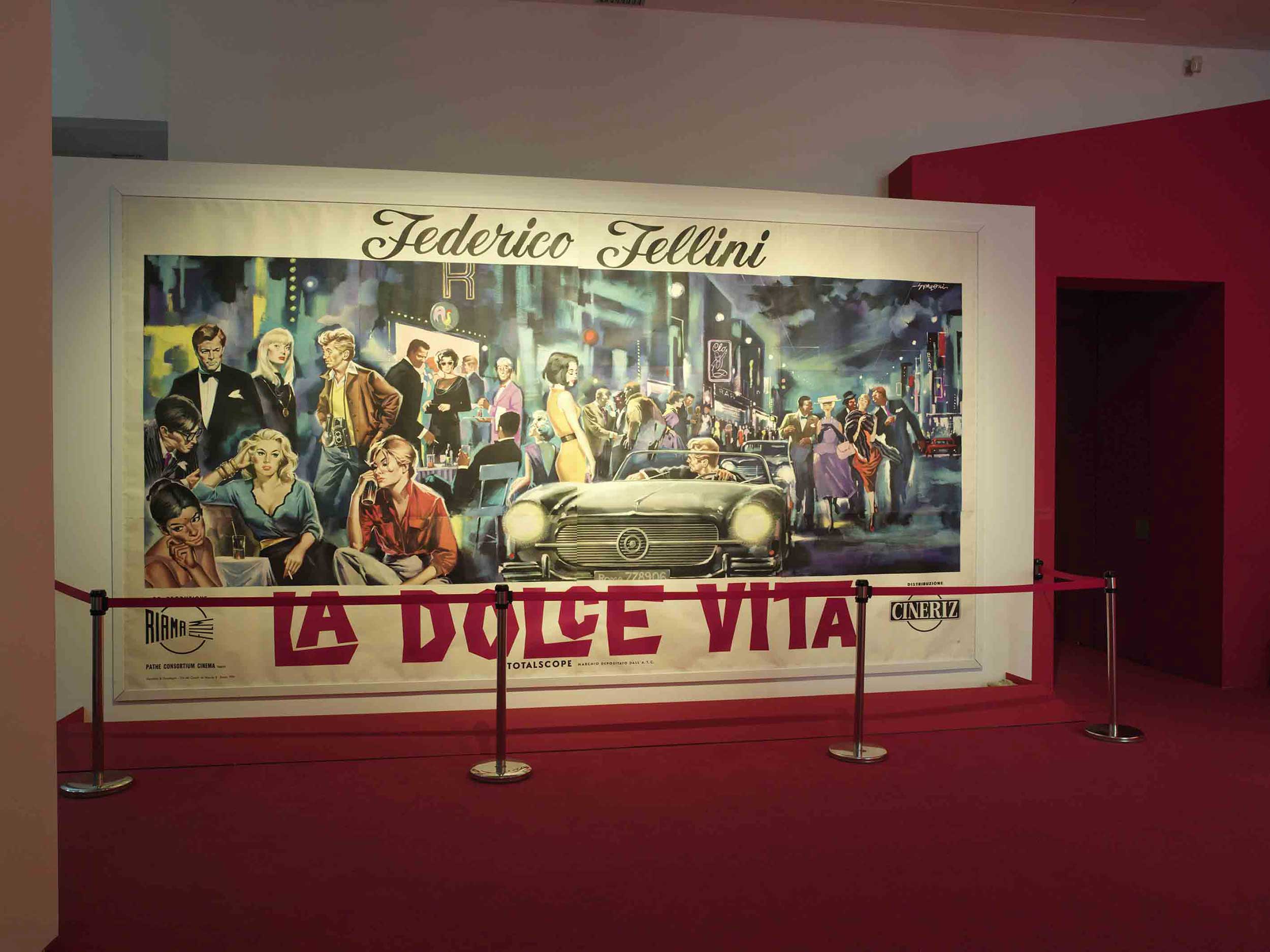 Vue de l'exposition <em>Fellini, la Grande Parade</em>
