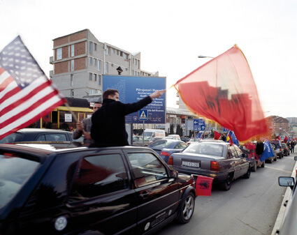 Célébration du premier anniversaire de l'indépendance du Kosovo,