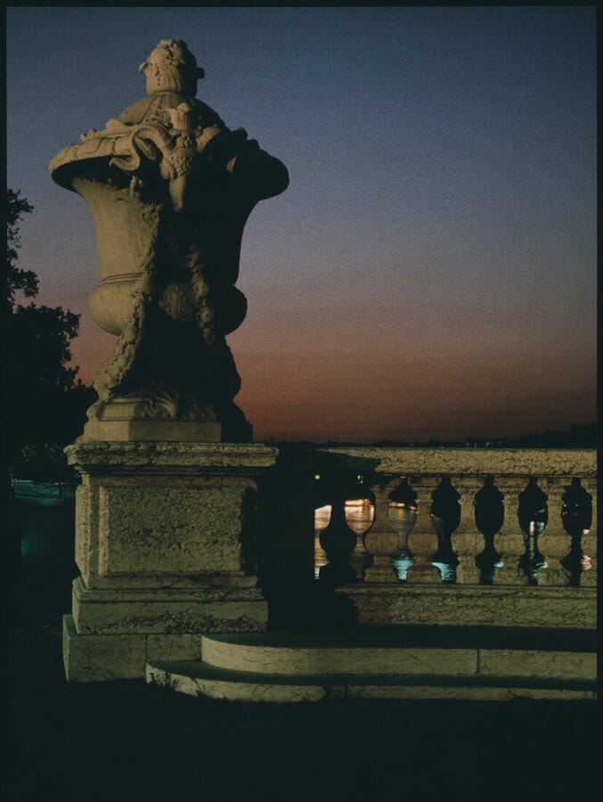 Vue au crépuscule du Pont Alexandre III