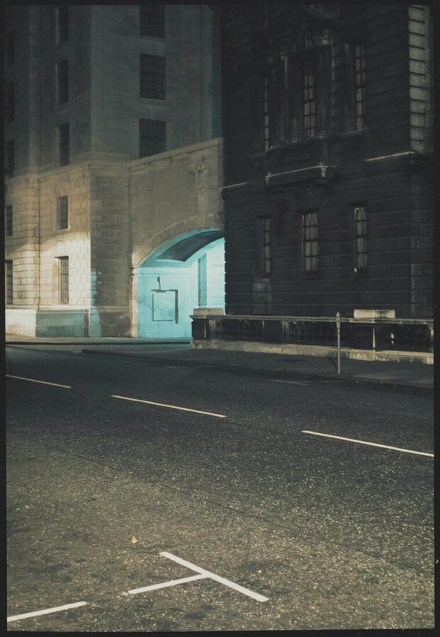Rue, passage et effet lumineux
