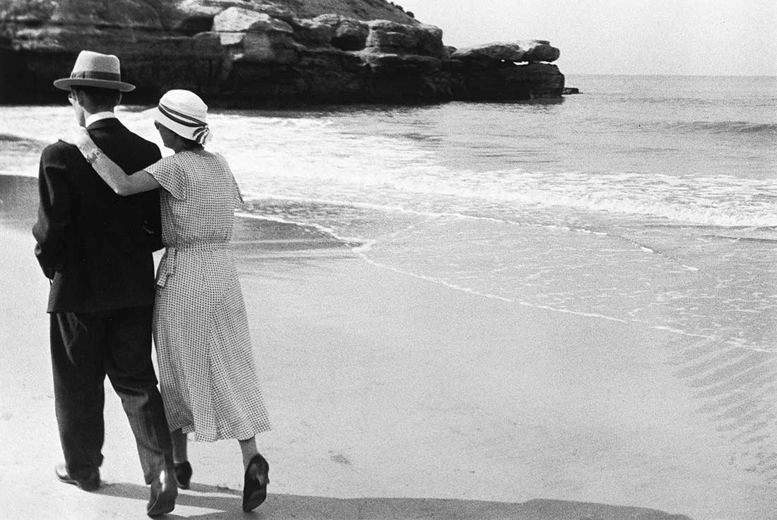 Couple sur la plage, Royan