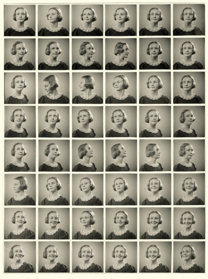 Portraits multiples, procédé Polyfoto