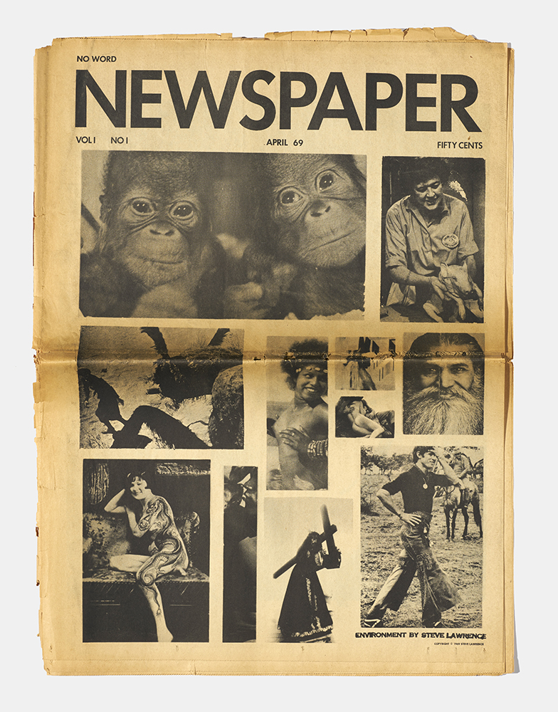 fig. 1 – Cover of the first issue of Newspaper, April 1969