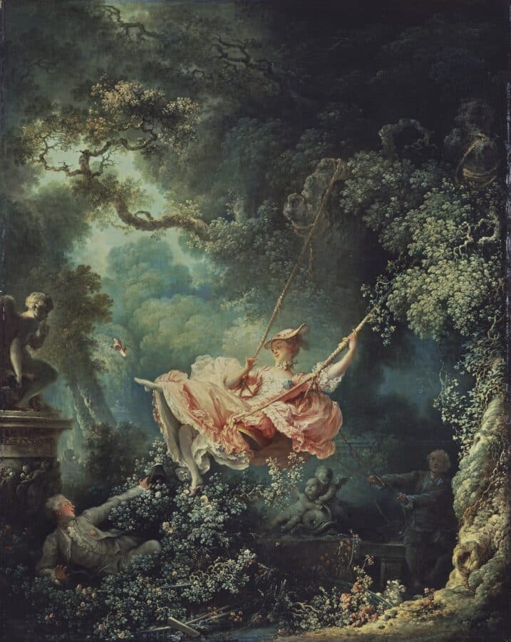 Jean-Honoré Fragonard, Les hasards heureux de l’escarpolette, 1767