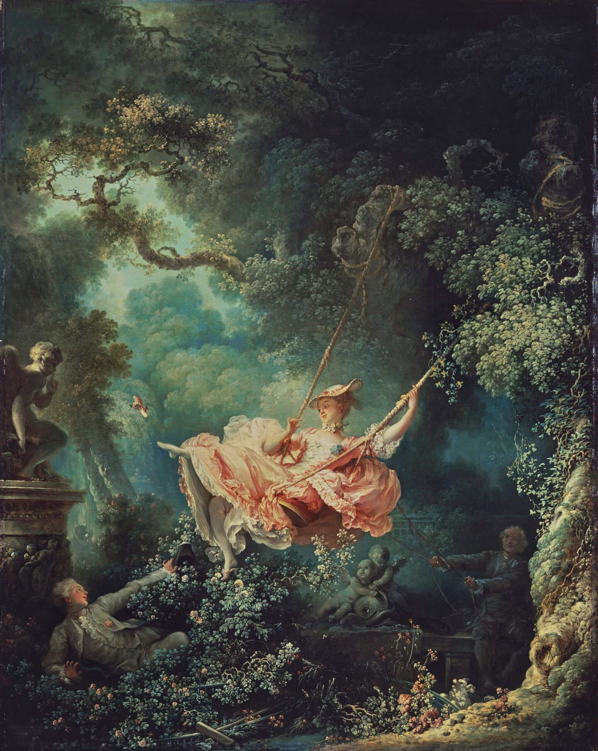 Jean-Honoré Fragonard, <em>Les hasards heureux de l’escarpolette</em>, 1767