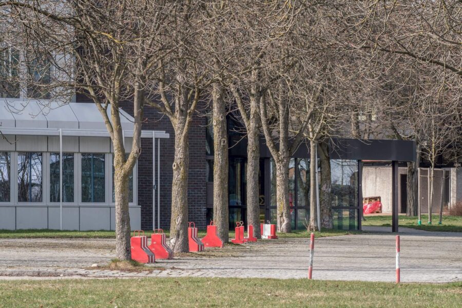 Franz Wanner, série ‘Secret Sites’ (2018), Saturne et Mercure, Dachauer Straße 128 | 1996 à aujourd'hui (2018), anciennement Hedwig-Dransfeld-Allee 6.
