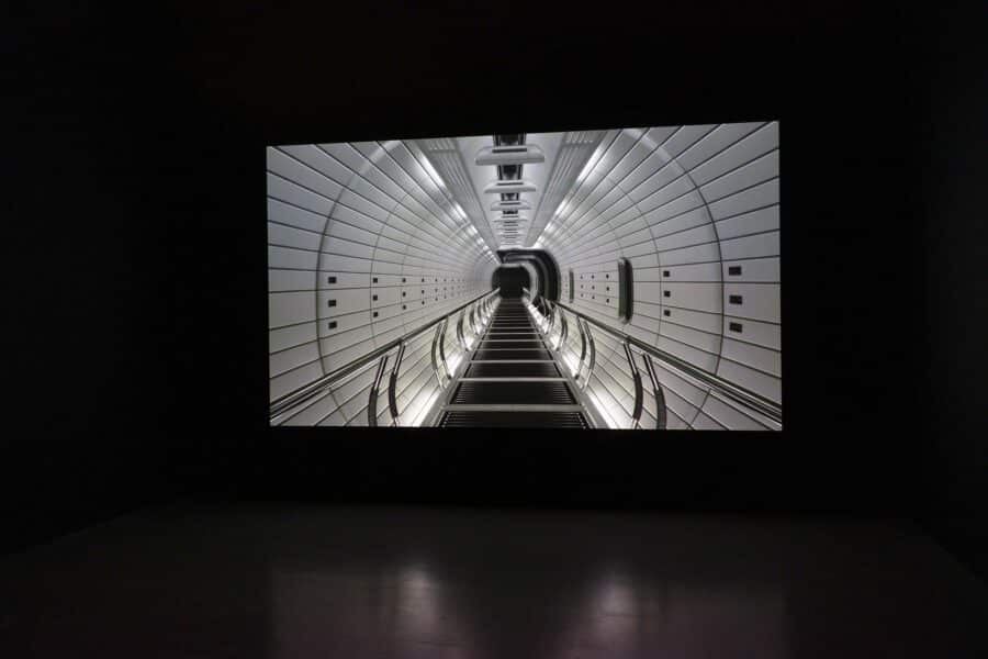 Vue de l'exposition Victor Burgin. Ça