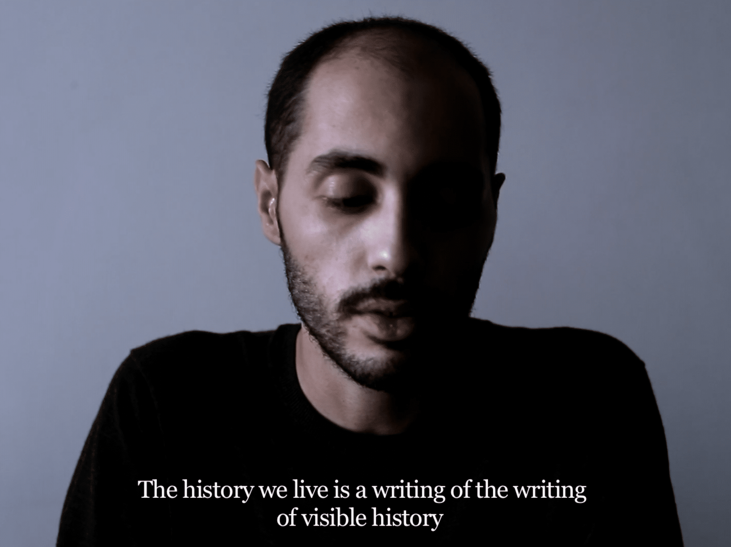 Bouchra Khalili, <i>Foreign Office</i>, 2015, vidéo, 22 minutes.