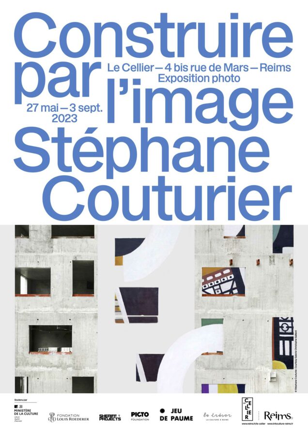 Affiche de l'exposition Stéphane Couturier. Construire par l'image,