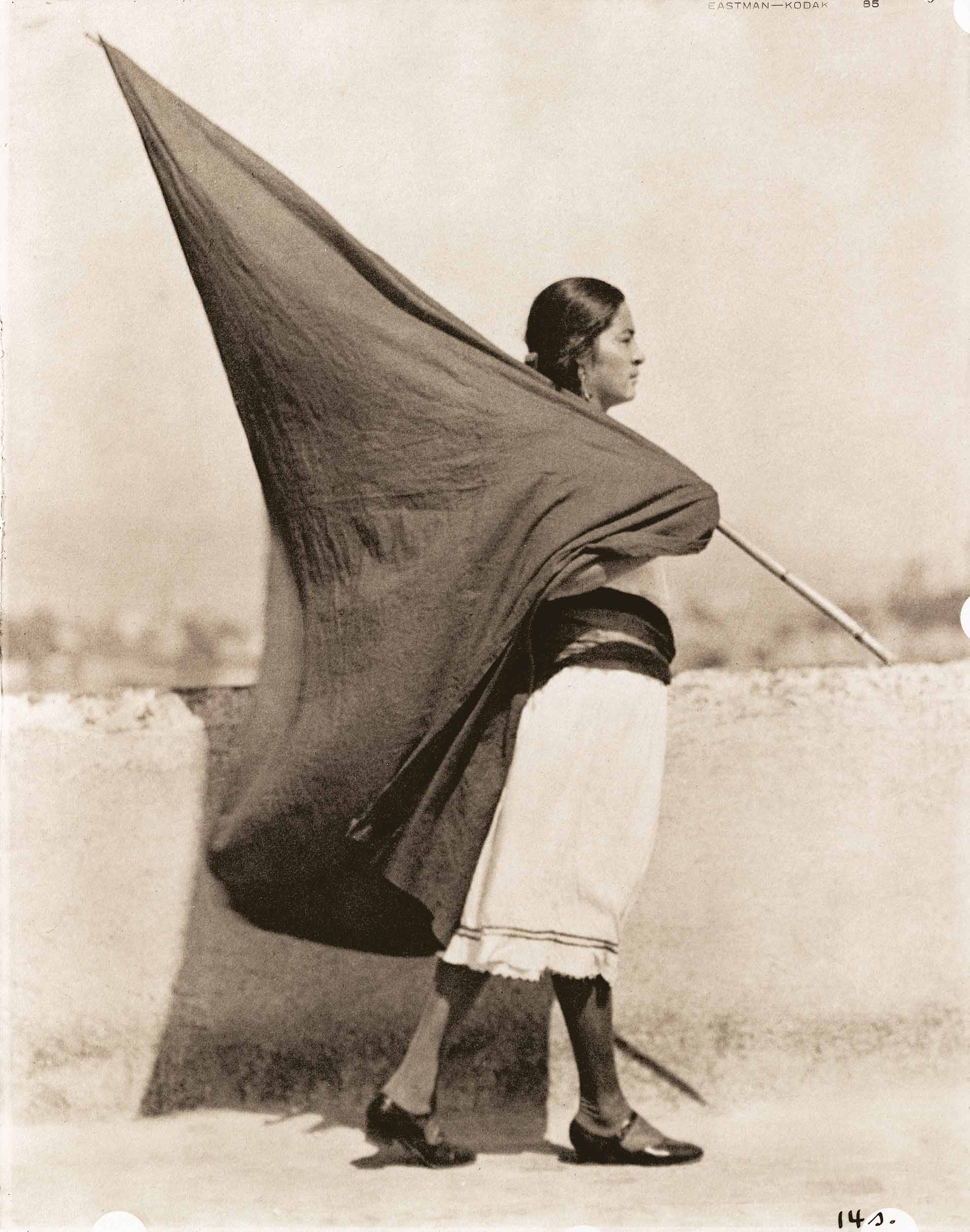 Woman with Flag,