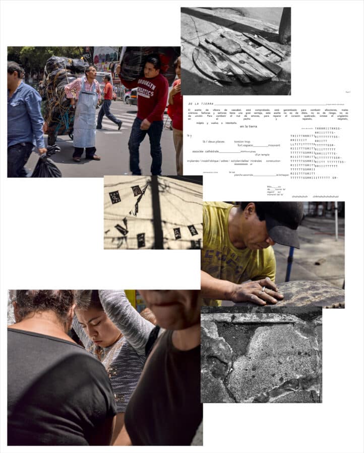 Palimpseste. Projet « La piel de la banqueta » [La peau du trottoir]