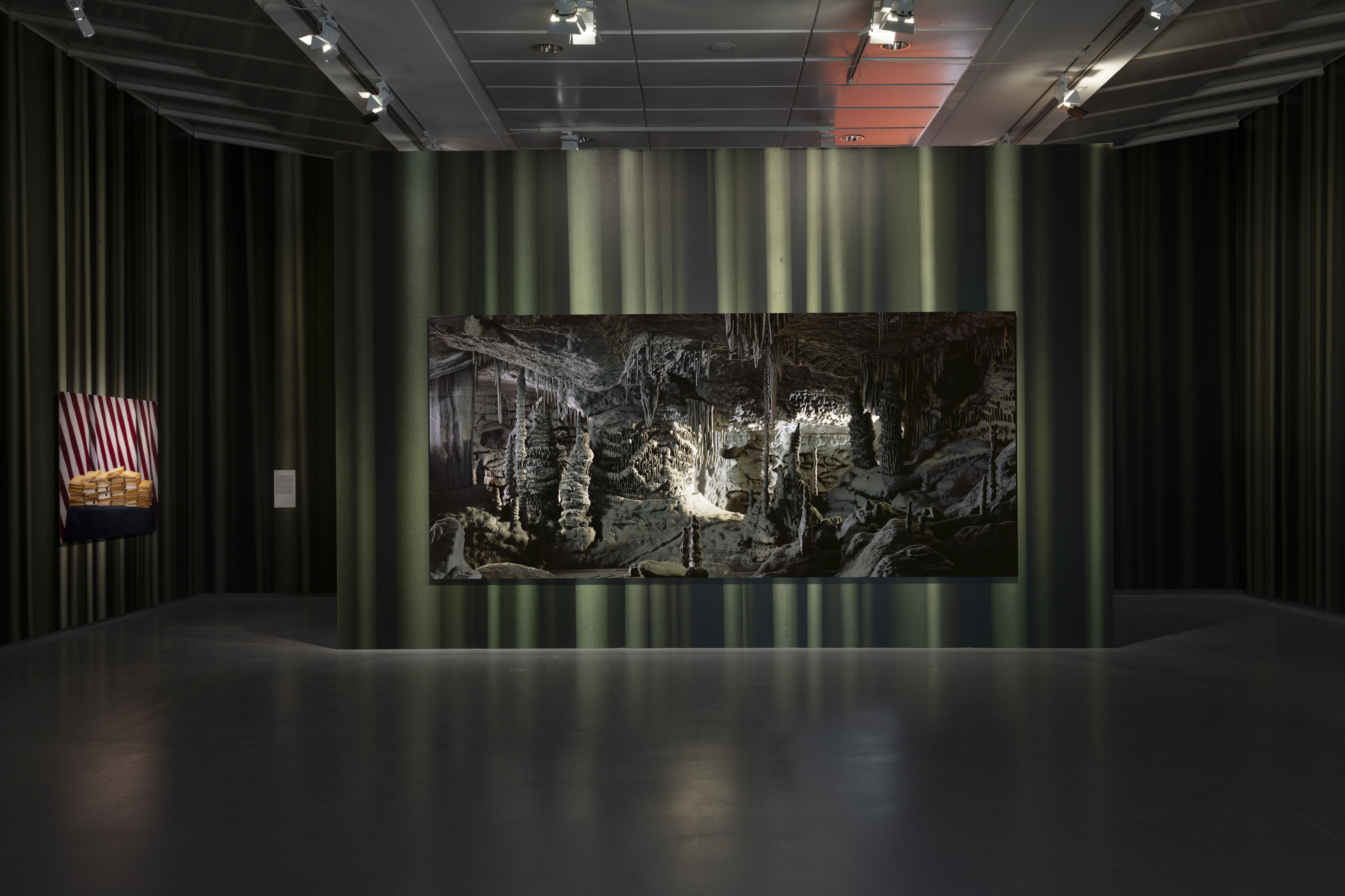 View of the exhibition <i>Thomas Demand. The Stutter of History</i> at Jeu de Paume, Paris, 2023.
