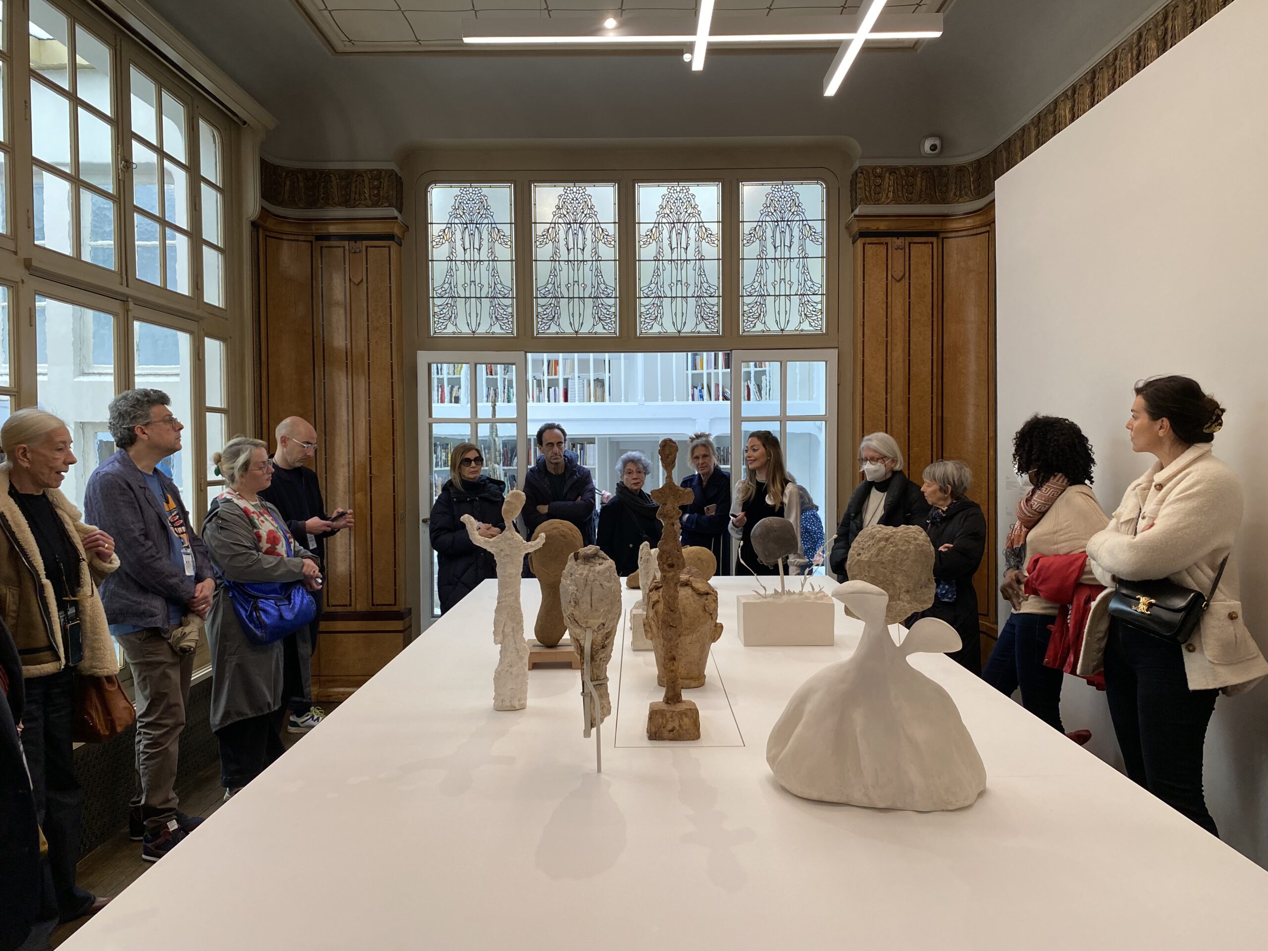 Visite à l’Institut Giacometti à l’occasion de l’exposition d’Ali Cherri, <em>ENVISAGEMENT</em>