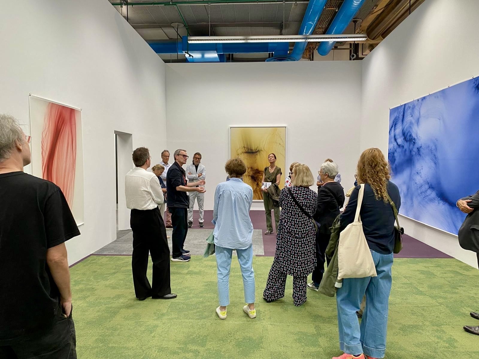 Visite de l’exposition de Wolfgang Tillmans au Centre Pompidou en compagnie de Florian Ebner, chef du Cabinet de photographie – juin 2025