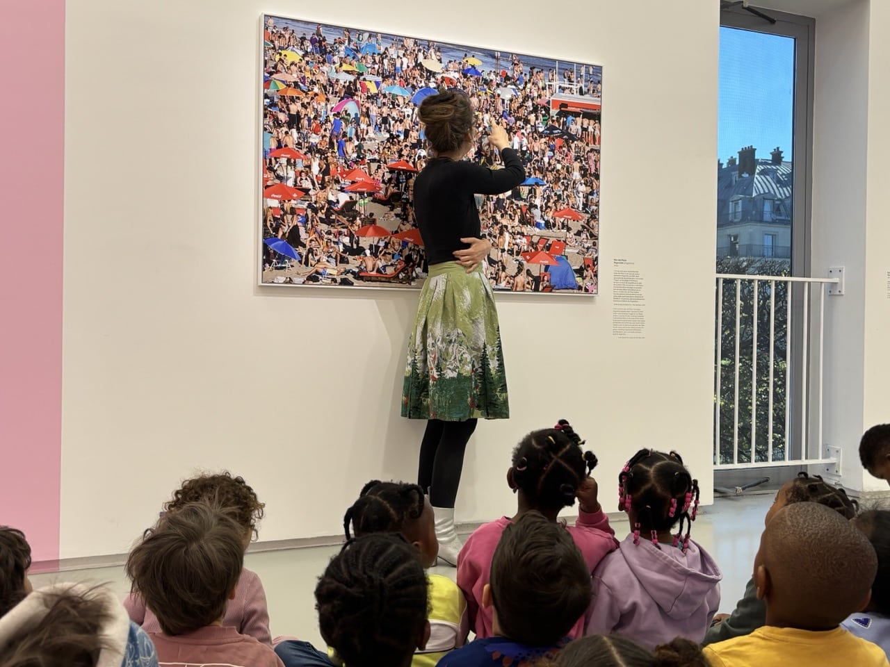 Photos des ateliers enfants autour de l’exposition Martin Parr.
