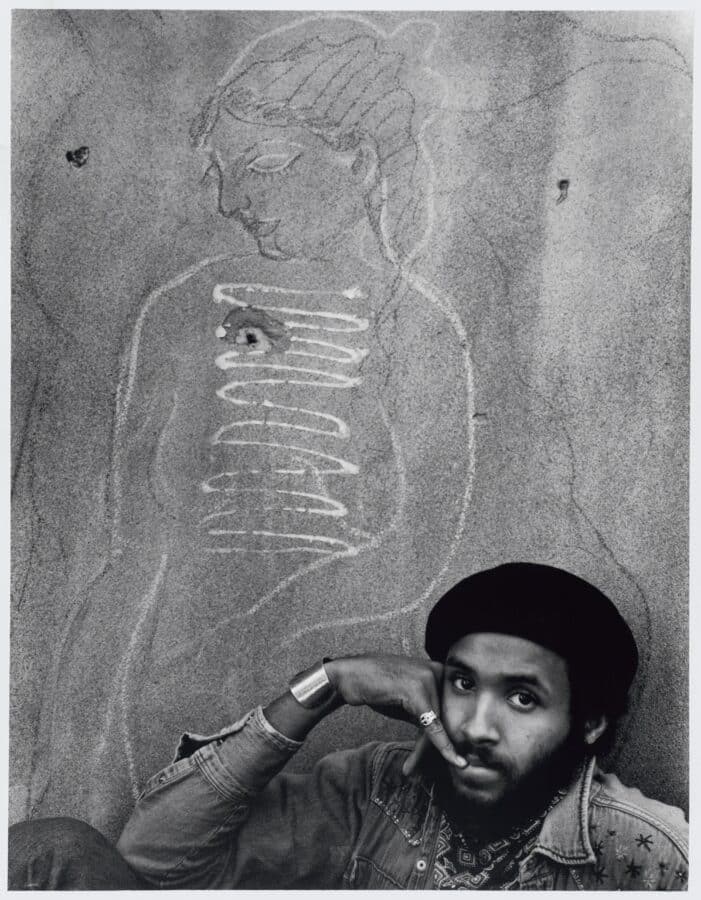 Portrait de Stanley Greene réalisé en 1976 par Judy Dater