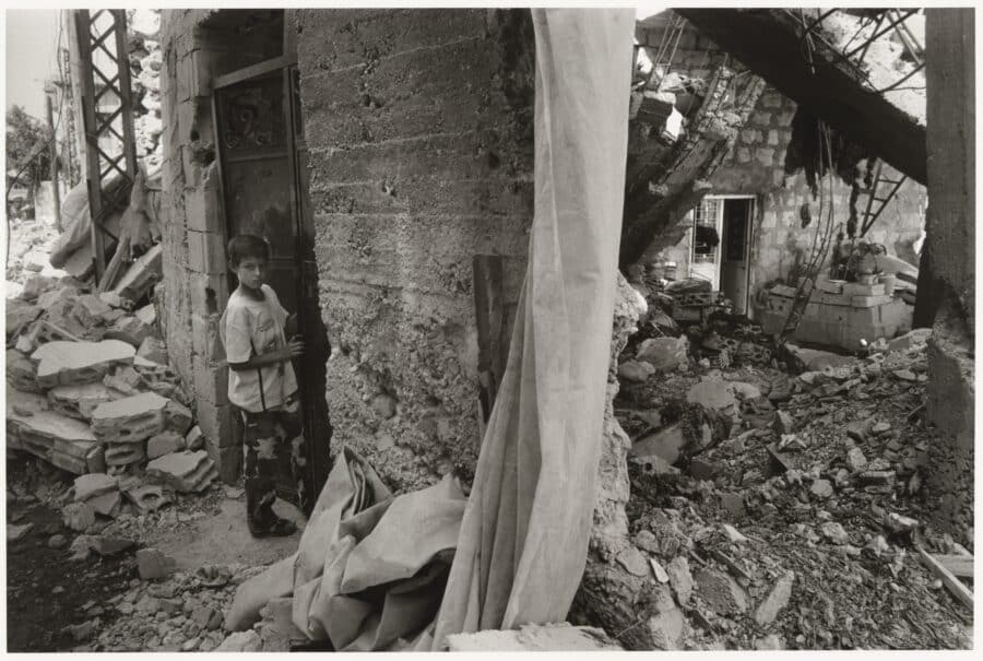 Victime des bombardements israéliens, Aïta el-Chaab, Liban, août 2006