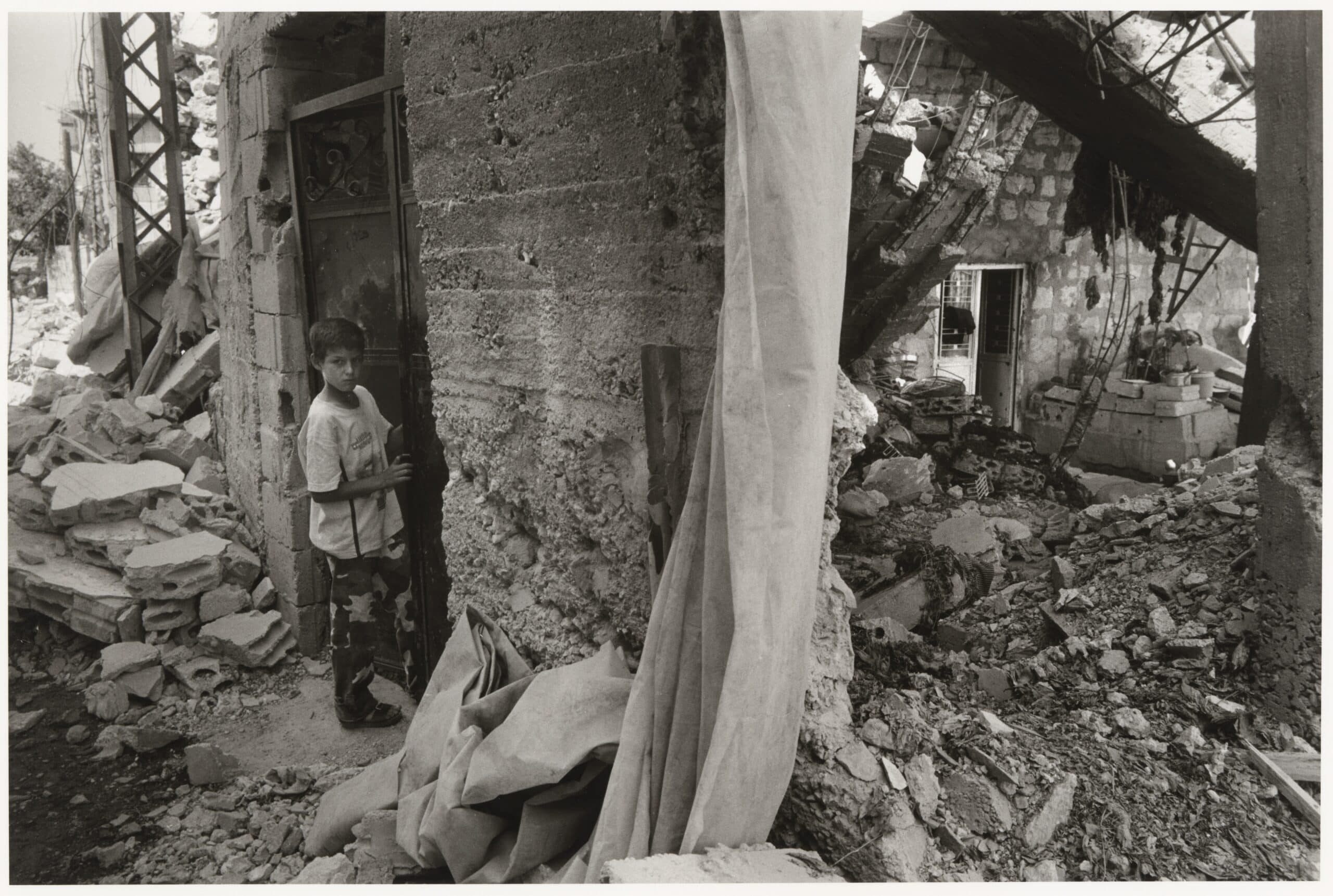 Victime des bombardements israéliens, Aïta el-Chaab, Liban, août 2006